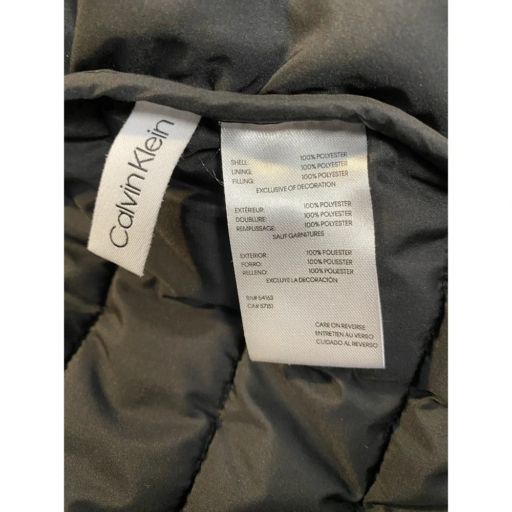 Calvin Klein 3-in-1‎ Jacket Red Black Hooded Coat Mens S Insulated